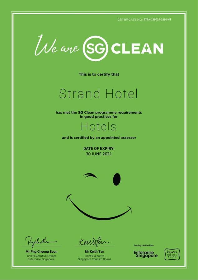 Strand Hotel Σιγκαπούρη Εξωτερικό φωτογραφία